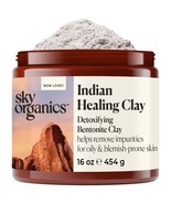 Sky Organics - Indian Healing Clay, 16 oz - Detoxifying Bentonite Clay P... - $13.85