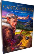Cartographers A Roll Player Tale Award Winning Game of Fantasy Map Drawing Strat - $51.28