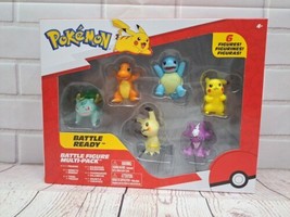 Pokemon Battle Ready Figure Multi-Pack 8 Figure Pikachu, Froakie, Slowpoke NIB - $24.09