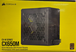 CORSAIR - CX650M - Modular Power Supply, 80 Plus Bronze - $1,704.96 MXN