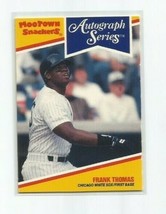Frank Thomas (Chicago White Sox)1992 Mootown Snackers Auto Series Card #24 - £3.94 GBP