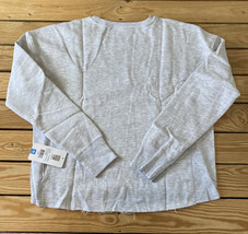 Top of the world NWT $60 women&#39;s oklahoma sweatshirt size L grey A5 - £19.85 GBP