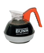 BUNN 64 Oz. Easy Pour Decanter, Orange Handle 06101.0101 - S / S Bottom - £38.90 GBP