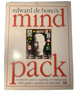 Edward De Bono&#39;s Mind Pack Games Interactive Guide Games Puzzles &amp; Exerc... - £12.67 GBP