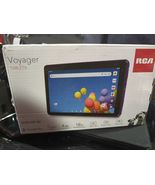 RCA Voyager 7" Black Tablet 16GB 4 Core Android 6.0 RCT6873W42 Front Camera - $77.42