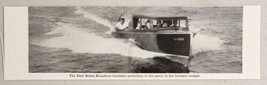 1927 Magazine Photo The Dart Sedan Runabout Boats Protection in Forward Cockpit - £9.97 GBP
