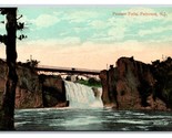 Passaic Falls and Bridge Paterson New Jersey NJ UNP DB Postcard W11 - £3.17 GBP