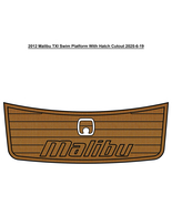 2012 Malibu TXI Swim Platform With Hatch Cutout Boat Pad EVA Foam Faux T... - $350.00