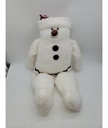 Vintage 2004 Woof and Poof Snowman Christmas Xmas Decor Musical USA 23&quot; - $28.00