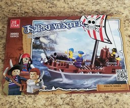 Pirate Ship Building Block Set 187 PCS! - £29.12 GBP