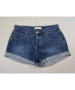Rip Curl Denim Womens Sz. 30 Medium Blue Button Fly Cut Off Mid Rise Jea... - €15,07 EUR