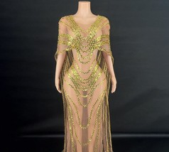 Chic Oversized Sheer Gown - Luxury Elegance - $68.70