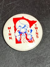 Minnesota Twins Pin Mini Tin MLB Baseball Pinback Vintage 1960s 7/8" - £10.11 GBP