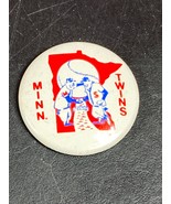 Minnesota Twins Pin Mini Tin MLB Baseball Pinback Vintage 1960s 7/8&quot; - £10.11 GBP