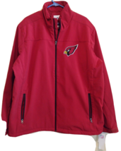Arizona Cardinals Football Team Apparel Men&#39;s Full Zip XXL Red Jacket - £37.22 GBP