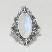 925 Argent Sterling Pierre Bague Handmade Pierre Bijoux Tout Size - £35.89 GBP