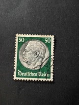 1938 Austria Paul von Hindenburg (1847-1934), 2nd President 50Pf Postmar... - $1.50