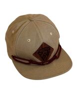 Findlay Hats Lockport Rope Snapback – Khaki (Discontinued Color) Leather... - $19.99
