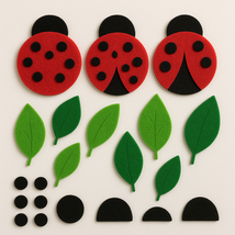 Ladybug Mobile Felt Tutorial – Step by Step PDF Patttern A4 - $5.80