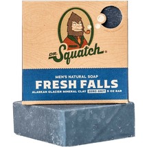 Dr. Squatch Soap Men&#39;s 5 oz natural bar soap Fresh Falls - £7.93 GBP