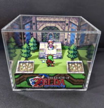 Zelda 2D Ocarina of time - 3D Cube Handmade Diorama - Video Games – Shad... - £55.13 GBP