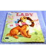 Vintage Tell A Tale Book Walt Disney&#39;s Lady 1954 #2552  .15 cents - €6,77 EUR