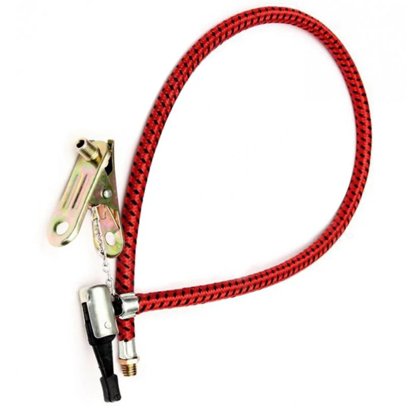 House Home Bike Bicycle Inflator Hose Motorcycle Air Pump Tube With Clip UK Nozz - £19.91 GBP