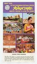 KhanToke Dinner &amp; Hill Top Shows Old Chiangmai Cultural Center Northern Thailand - £10.98 GBP