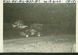 #33-#5 Accident Crash WRECK-AUTO RACING-1964 Photo - £11.44 GBP