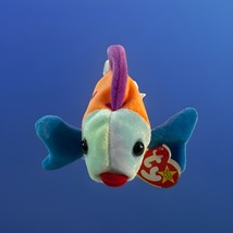 RARE RETIRED 1999 TY BEANIE BABY LIPS THE FISH WITH PE PELLETS -Collecto... - $15.99
