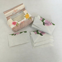 Vintage roses envelopes by Stuart Hall  pink rose print mailing envelopes - $19.75