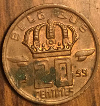 1959 Belgium 20 Centimes Coin - £1.23 GBP
