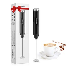 Milk Frother Handheld, Electric Foam Maker With Stainless Steel Whisk, H... - £10.26 GBP