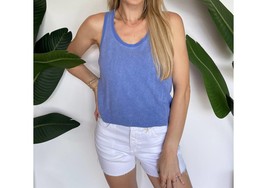 Sundry u neck tank in Bright Lapis - $40.00