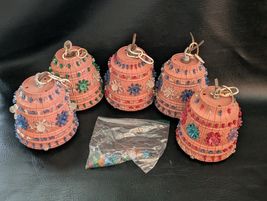 Lot of 5 Lawnware Brown Hanging Lamp Camping RV Swag Light Flower - $118.76