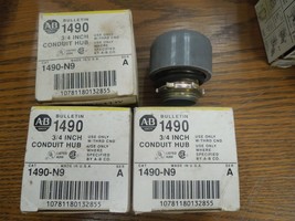 3- Allen-Bradley 1490-N9 3/4&quot; Inch Conduit Hub New Surplus - $30.00