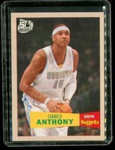 2007 Topps 50TH Anniversary Basketball Trading Card #15 Carmelo Anthony Nuggets - £3.35 GBP