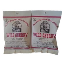 Claey&#39;s Old Fashioned Hard Candy Wild Cherry and Cinnamon  - 6 oz Bags (2 bags) - £10.10 GBP