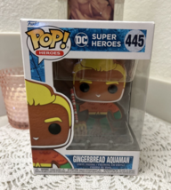 Funko Pop! DC Super Heroes Holiday: Gingerbread Aquaman 445-NEW! - £7.52 GBP