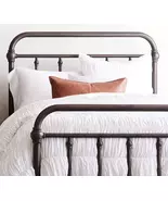 Pottery Barn RUCHED TENCEL White 2pc Standard Pillowcases - $43.00