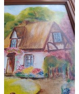 1987 Original Vintage Oil Painting: Garden, Old Home, Forest, Artwork - €124,48 EUR
