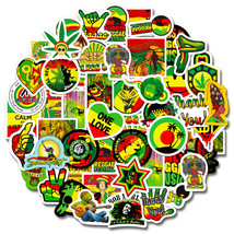 50 PCS Jamaica Weed Stickers For Guitar Laptop Skateboard Bottle Motorcy... - £7.84 GBP