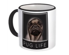Pug Life : Gift Mug Dog Love Funny THUG Life Cute Animal Boxer Puppy Dog Dad Mom - £12.57 GBP