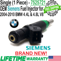 NEW Genuine Siemens 1 Piece Fuel Injector for 2004, 2005, 2006 BMW X5 4.4L V8 - £58.75 GBP