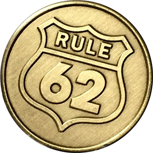 RecoveryChip Rule 62 Don't Take Yourself Too Damn Serious AA Medallion Chip