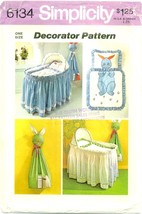 Simplicity 6134 Decorator Bunny Baby Infant Nursery VTG 1973 pattern UNCUT FF - £19.71 GBP