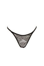 L&#39;agent By Agent Provocateur Womens Thongs Lace Floral Black Size S - £28.64 GBP