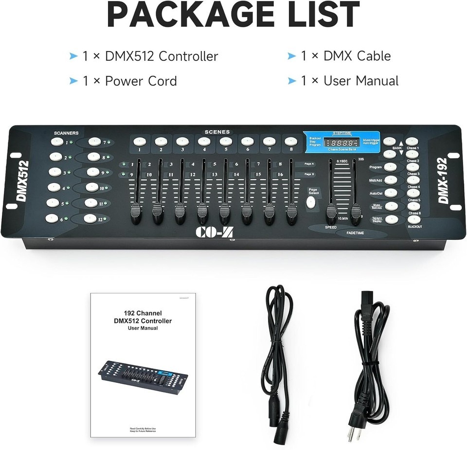 Professional Lighting Mixer Board Console with Voice Control for DJs Item image 9