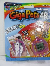 2017 Giga Pets AR Unicorn Virtual Pet 2nd Edition PINK 3D Free App NEW S... - $16.83