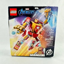 Lego 76203  Marvel Avengers Iron Man Mech Armor Building Toy Age 7+  130pcs 2022 - £11.80 GBP
